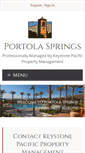 Mobile Screenshot of portolasprings.org
